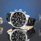 Herrenuhr Giewont Chronograph Saphir Silber Schwarz GW6260-A2
