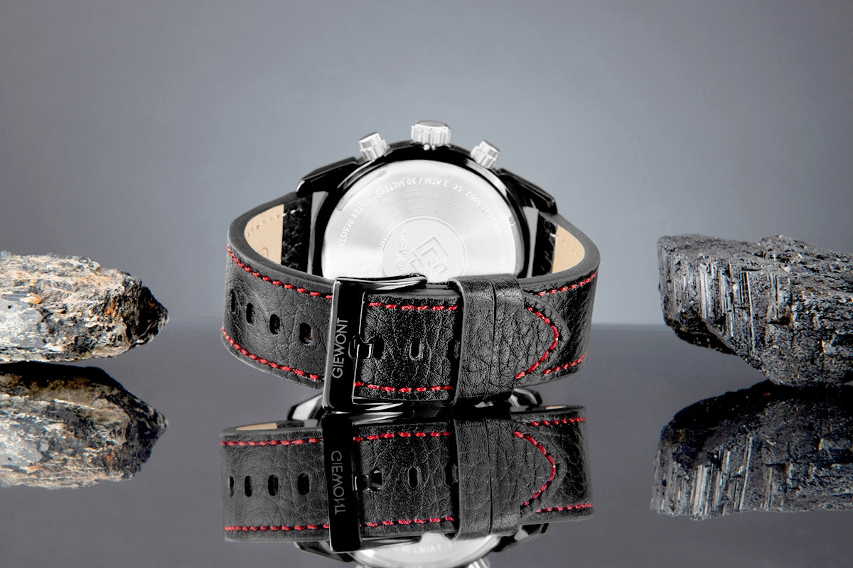 Men's Watch Giewont Chronograph Sapphire Black GW8810-A1