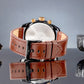 Giewont Chronograph Saphir Herrenuhr Schwarz Braun GW8810-A3