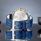 Herrenuhr Giewont Chronograph Saphir Silber-Blau GW8810-A2
