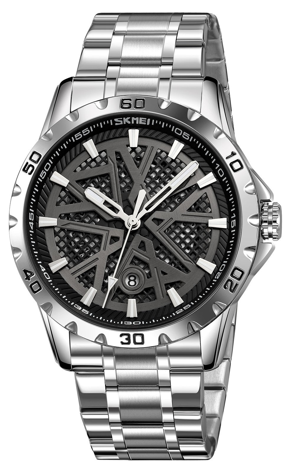 Herrenuhr Skmei 9337SIBK + BOX