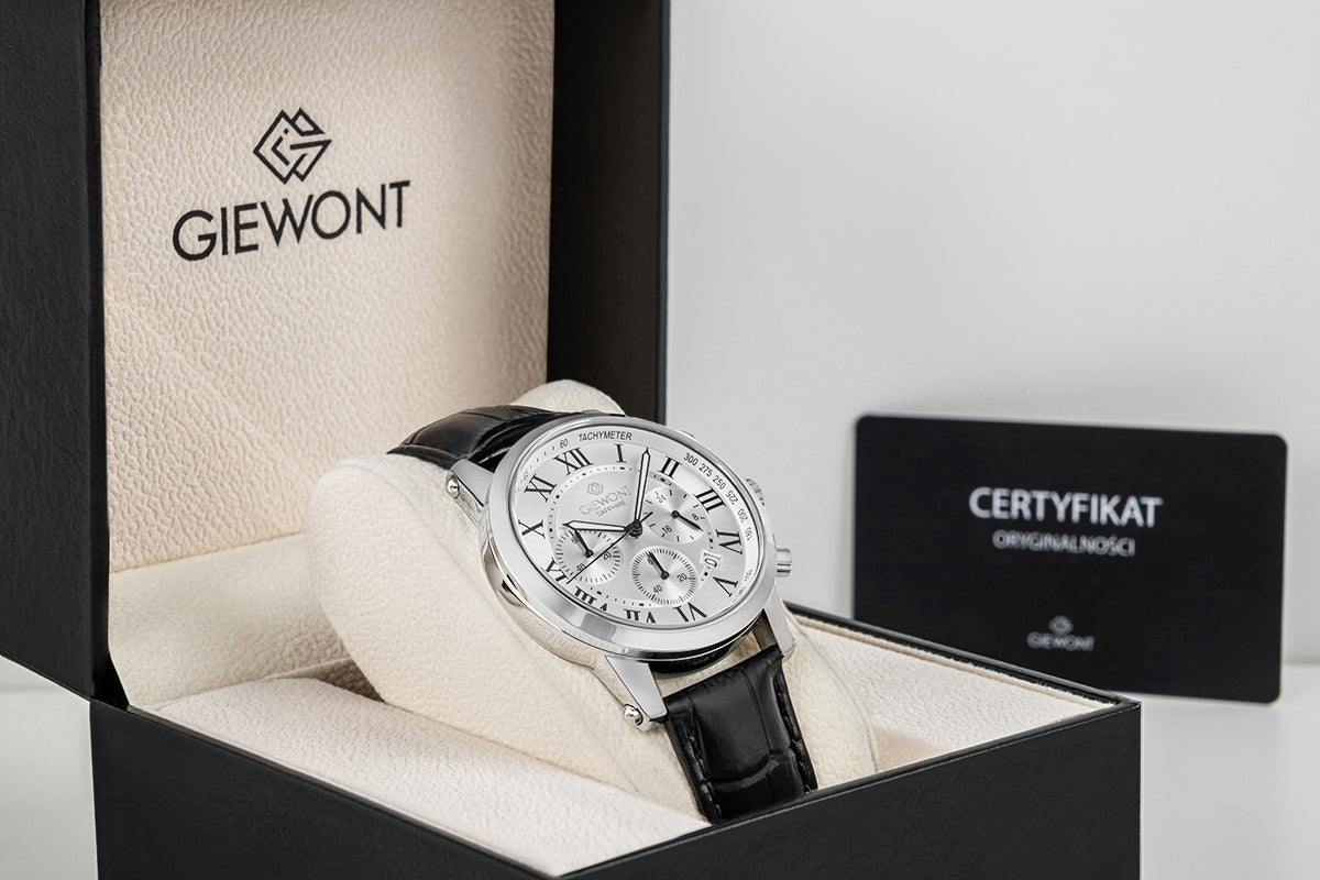Herrenuhr Giewont Chronograph Saphir Silber GW6260-A1