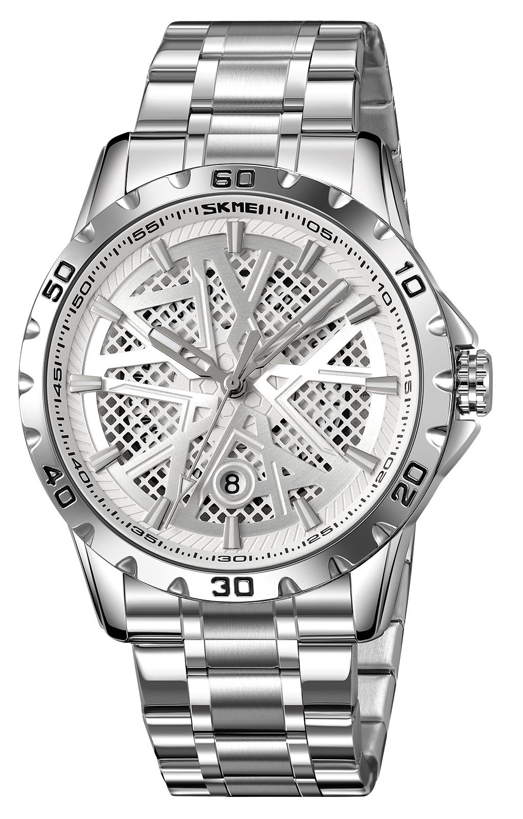 Herrenuhr Skmei 9337SI + BOX