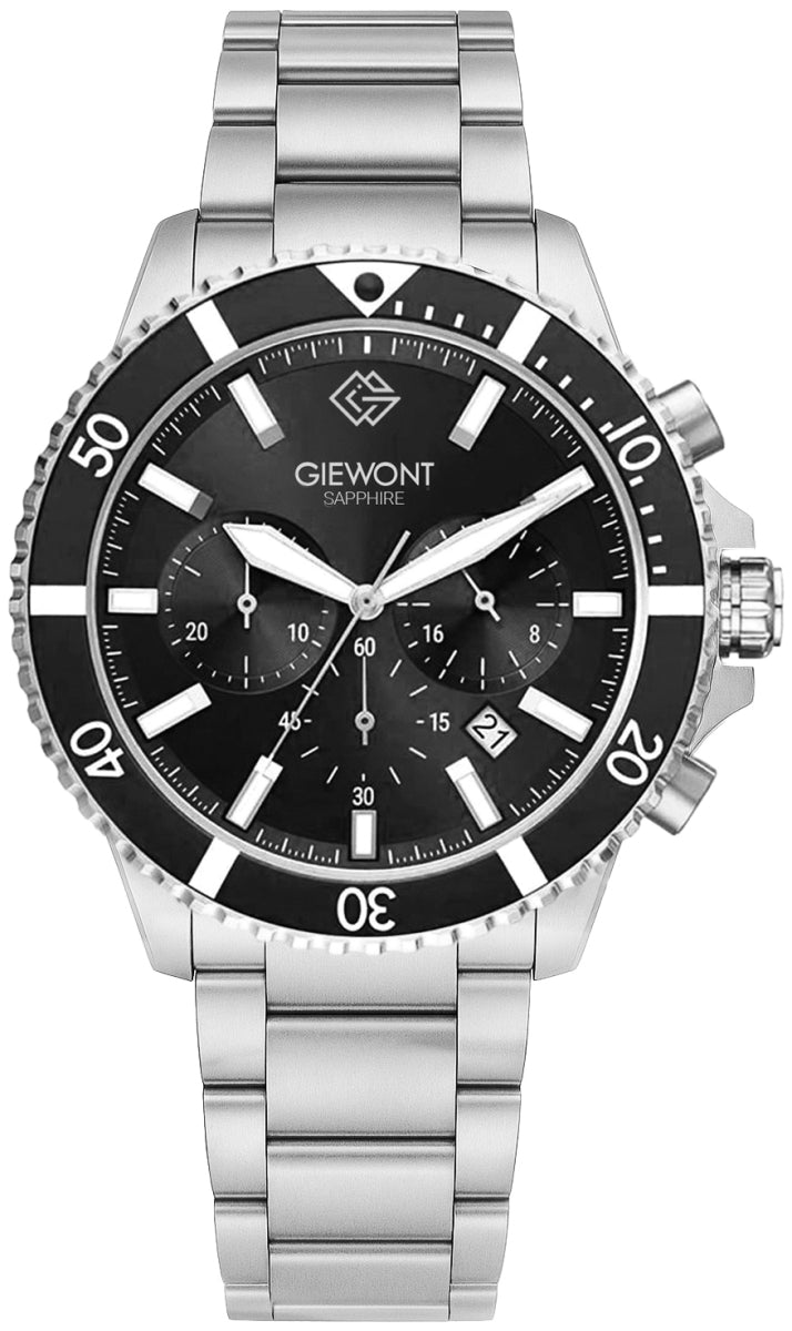 Herrenuhr Giewont Chronograph Saphir Silber GW3970-B2