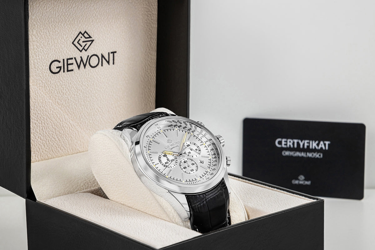 Herrenuhr Giewont Chronograph Saphir Silber GW7650-A1