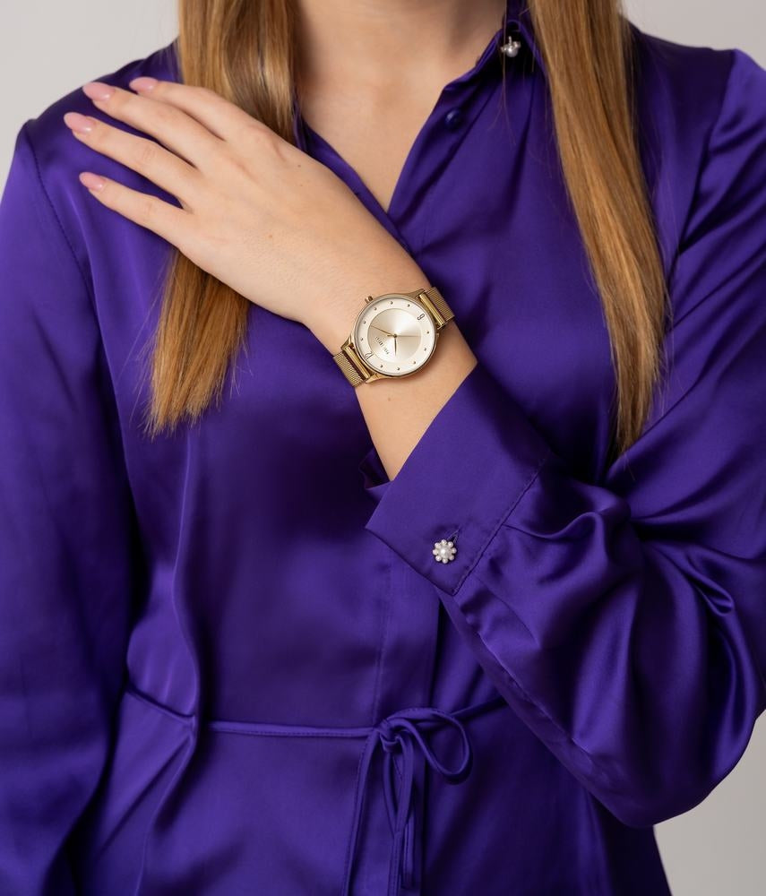 Damenarmbanduhr Paul Lorens PL10317B9-4D1 + Box