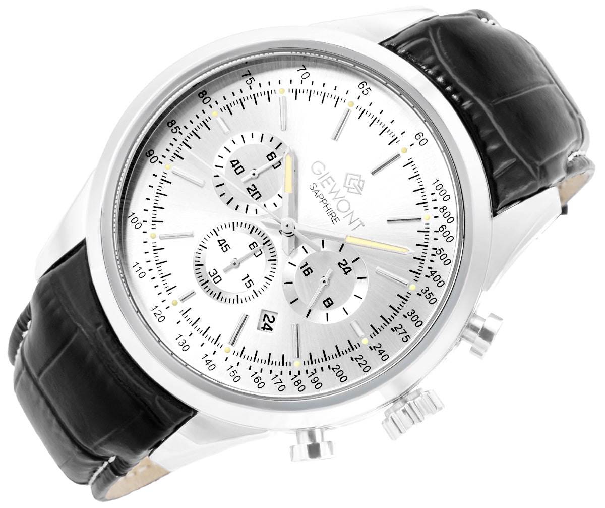 Herrenuhr Giewont Chronograph Saphir Silber GW7650-A1