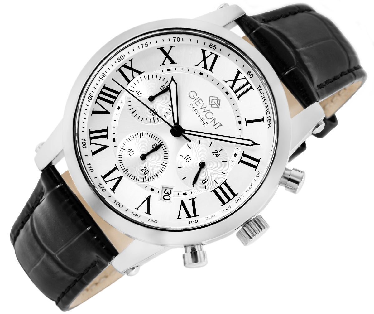 Herrenuhr Giewont Chronograph Saphir Silber GW6260-A1
