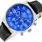 Zegarek Męski Giewont Chronograph Sapphire Srebrno Niebieski GW6260-A4