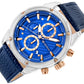 Herrenuhr Giewont Chronograph Saphir Silber-Blau GW8810-A2