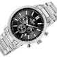 Zegarek Męski Giewont Chronograph Sapphire Srebrno Czarny GW8510-B1