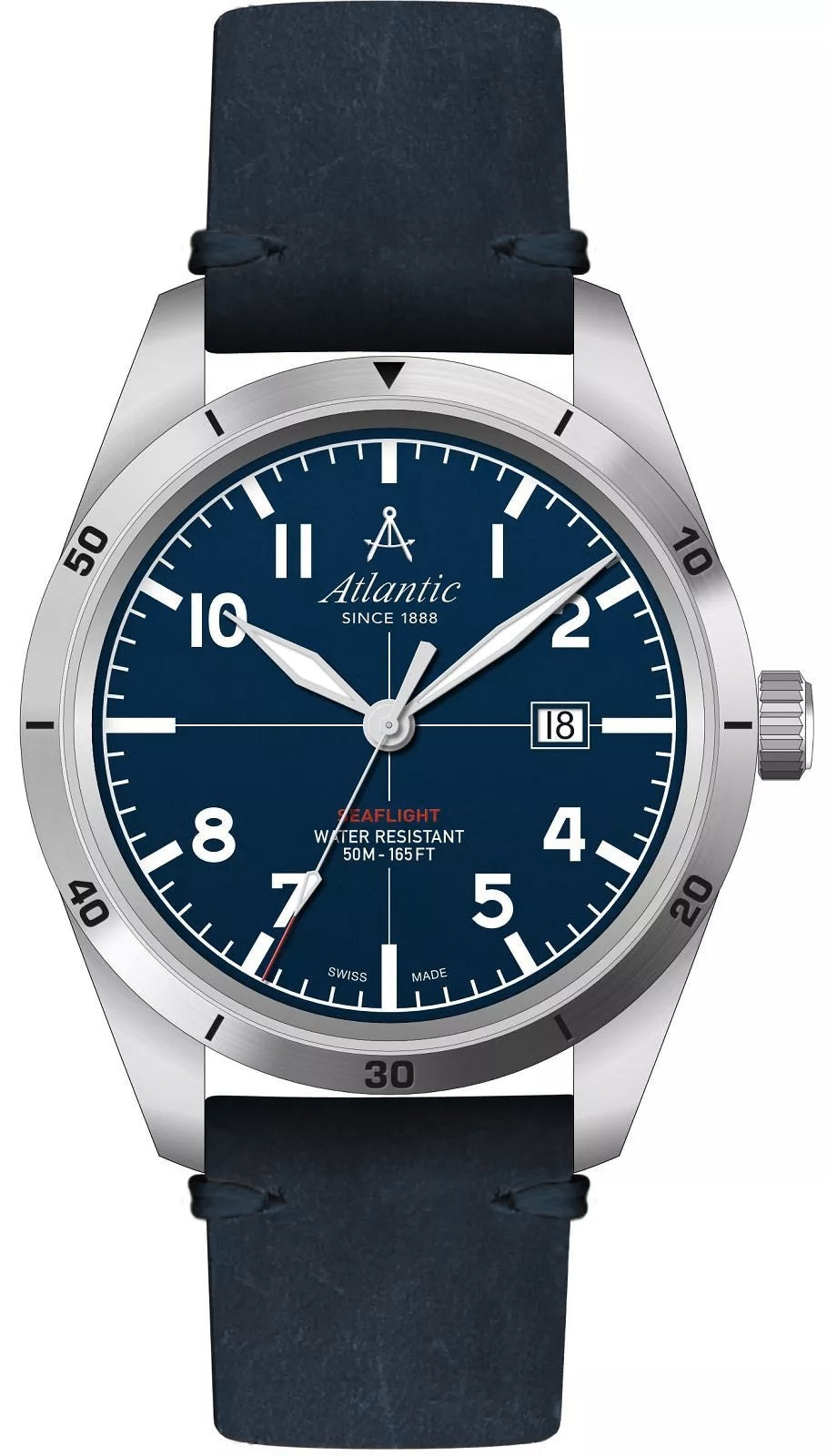 Herrenuhr Atlantic Seaflight 70351.41.55 + BOX