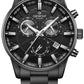 Zegarek Męski Giewont Chronograph Sapphire Czarny GW4580-B1