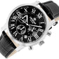 Herrenuhr Giewont Chronograph Saphir Silber Schwarz GW6260-A2