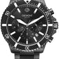 Giewont Men's Chronograph Sapphire Black GW3970-B4 Watch