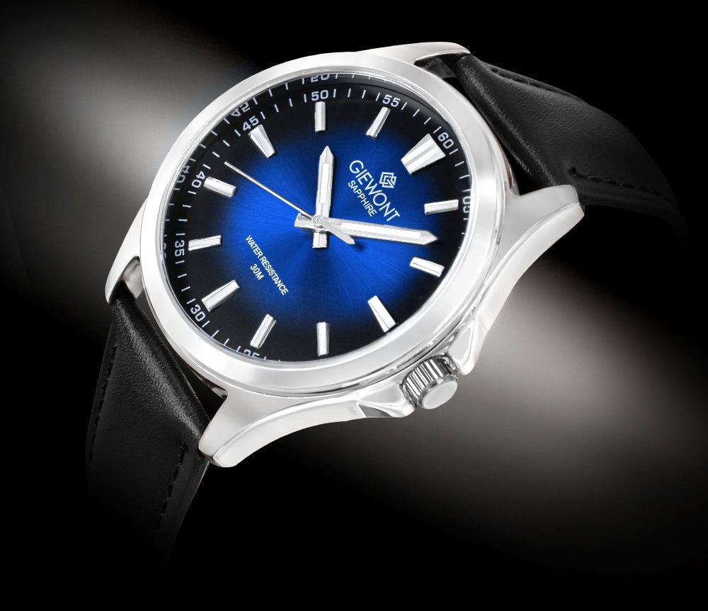 Men's Watch Giewont Elegance Sapphire Black Blue GW5160-A3