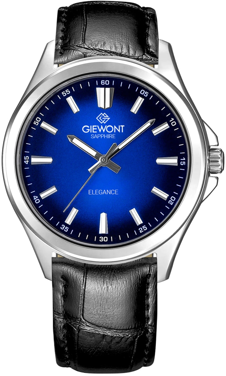 Giewont Elegance Sapphire Men's Watch Black Blue GW5160-A6