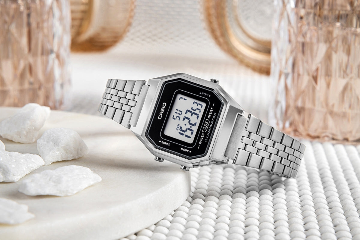 CASIO Vintage LA680WA-1DF Damenuhr + BOX