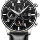 Herrenuhr Giewont Chronograph Saphir Schwarz Silber GW5630-A2