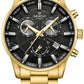 Herrenuhr Giewont Chronograph Saphir Gold Schwarz GW4580-B4