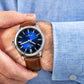 Giewont Elegance Sapphire Men's Watch Brown Blue GW5160-A4