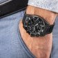 Giewont Men's Chronograph Sapphire Black GW3970-B4 Watch
