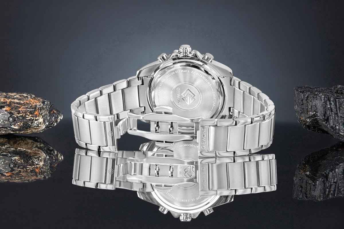 Herrenuhr Giewont Chronograph Saphir Silber GW3970-B2