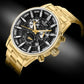Herrenuhr Giewont Chronograph Saphir Gold Schwarz GW4580-B4