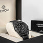Giewont Herrenuhr Chronograph Saphir Schwarz Titan GW3970-B1