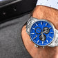 Herrenuhr Giewont Chronograph Saphir Silber-Blau GW4580-B3