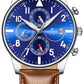 Herrenuhr Giewont Chronograph Saphir Braun-Blau GW5630-A6