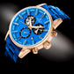 Giewont Herrenuhr Chronograph Saphir Blau GW4580-B5