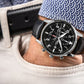 Herrenuhr Giewont Chronograph Saphir Schwarz Silber GW5630-A2