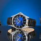 Giewont Elegance Sapphire Men's Watch Black Blue GW5160-A6