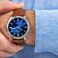 Giewont Elegance Sapphire Men's Watch Brown-Blue GW5160-A7
