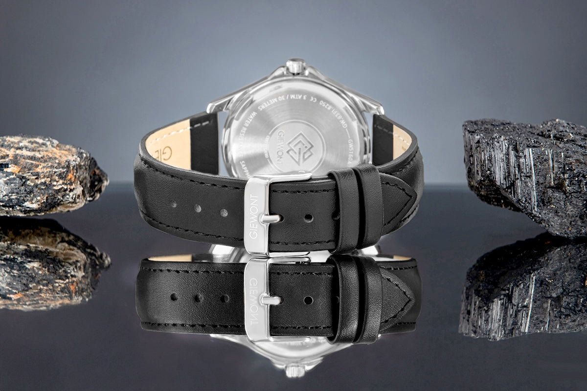 Men's Watch Giewont Elegance Sapphire Black Blue GW5160-A3