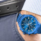 Giewont Chronograph Saphir Herrenuhr Blau GW7290-B5