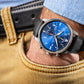 Herrenuhr Giewont Chronograph Saphir Schwarz-Blau GW5630-A3