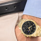 Herrenuhr Giewont Chronograph Saphir Gold Schwarz GW9460-B4