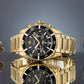 Herrenuhr Giewont Chronograph Saphir Gold Schwarz GW3970-B7