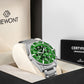 Herrenuhr Giewont Chronograph Saphir Silber-Grün GW3970-B8