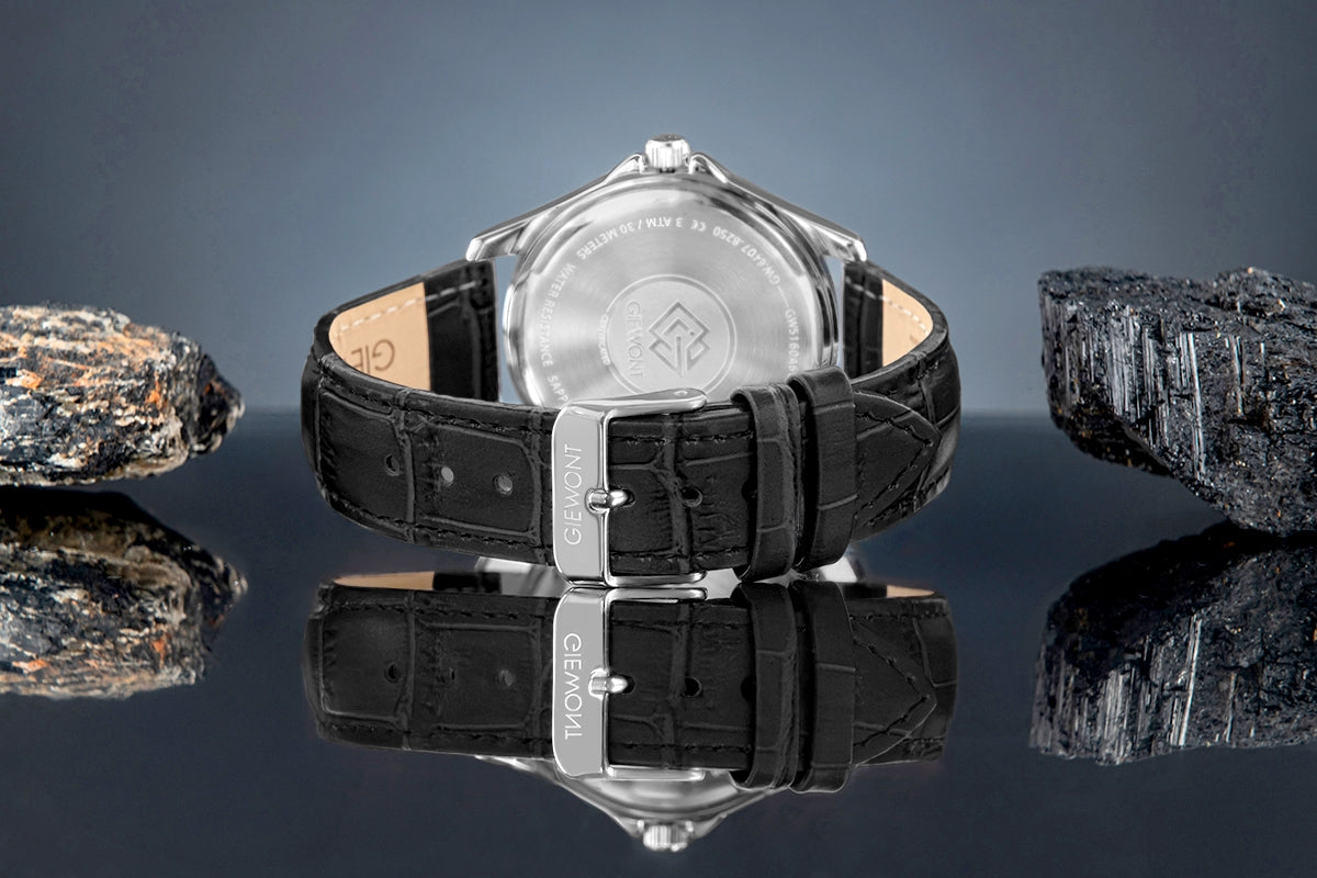 Giewont Elegance Sapphire Men's Watch Black Blue GW5160-A6