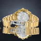 Herrenuhr Giewont Chronograph Saphir Gold Blau GW3970-B6