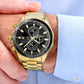 Herrenuhr Giewont Chronograph Saphir Gold Schwarz GW7290-B4