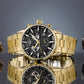 Herrenuhr Giewont Chronograph Saphir Gold Schwarz GW4580-B4