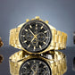 Herrenuhr Giewont Chronograph Saphir Gold Schwarz GW7290-B4