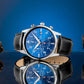 Herrenuhr Giewont Chronograph Saphir Schwarz-Blau GW5630-A3