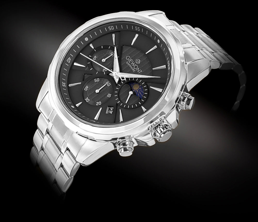 Giewont Chronograph Sapphire Men's Watch Silver GW9460-B2