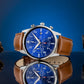 Herrenuhr Giewont Chronograph Saphir Braun-Blau GW5630-A6