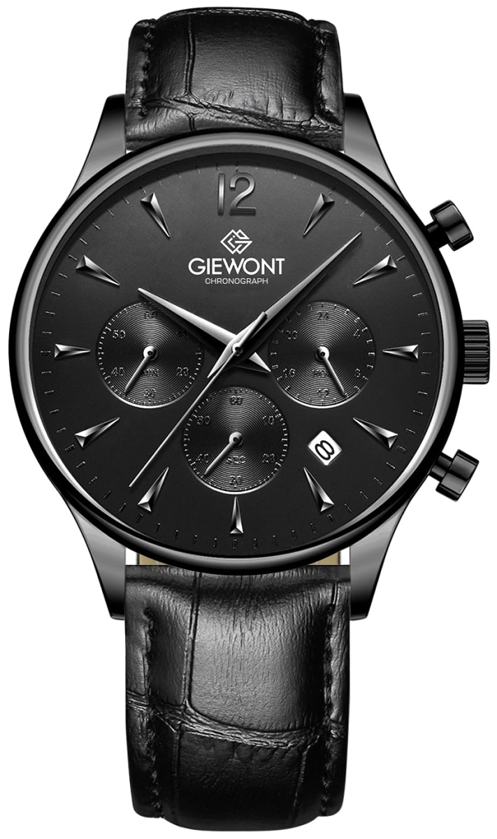 Men's Watch Giewont Chronograph Sapphire Black GW6310-A1